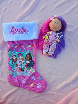 Barbie Mini Mia Stocking Set Pink Purple