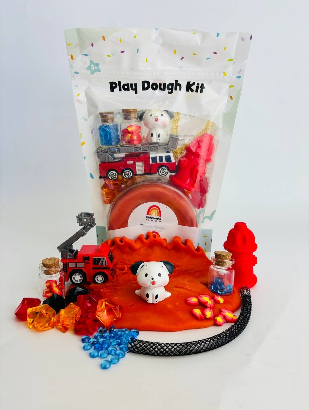 Earth Grown Playdough - Fire Station| Dolly And Me