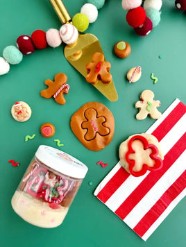 Earth Grown Playdough - Mini Gingerbread Dough Kit