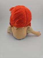 Applause Knickerbocker 1982 vintage plush doll lil whimpers redhead pout hurt 5"