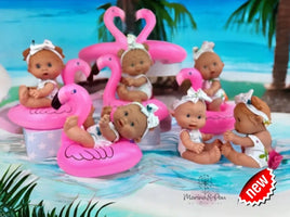 Nenotin Summer Flamingo Floatie Babies