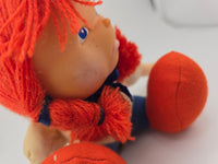 Applause Knickerbocker 1982 vintage plush doll lil whimpers redhead pout hurt 5"