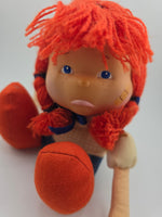 Applause Knickerbocker 1982 vintage plush doll lil whimpers redhead pout hurt 5"