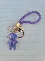 Glitter Bear Keychains