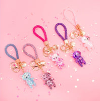 Glitter Bear Keychains